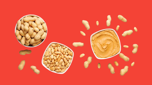 کره بادام زمینی خالص ۱ کیلویی دهکده روغن